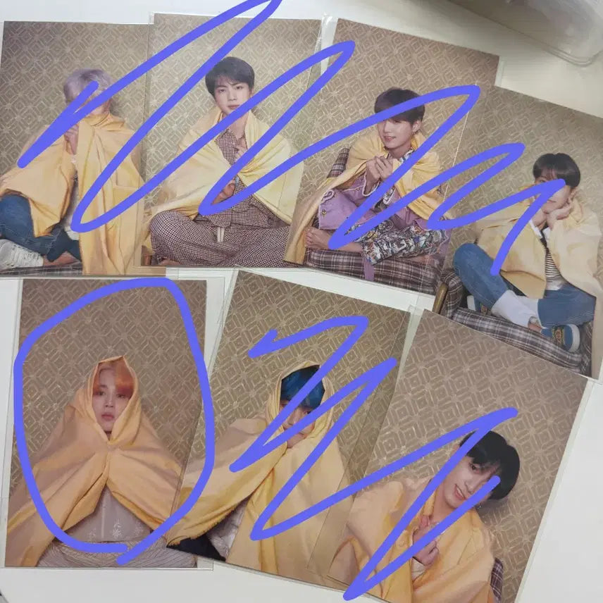 [BUNJANG] BTS Persona Jimin Photocard &amp; Postcard Bundle Set / 방탄 페르소나 지민 포카 엽서 드볼