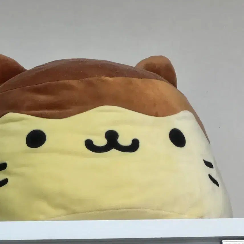 [BUNJANG] San-X Nyan Nyan Nyanko Pudding Plush XL / 산엑스 냥냥냥코 모찌 푸딩 XL