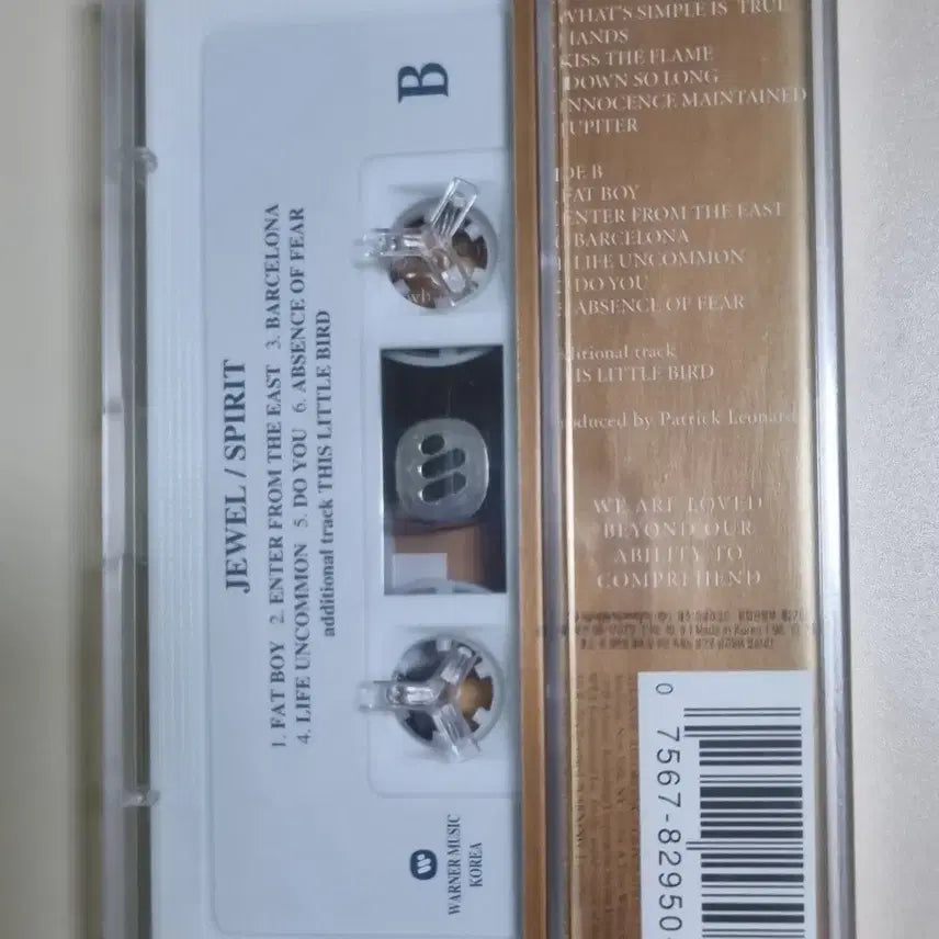 [BUNJANG] Jewel Spirit Unsealed Cassette Tape / 쥬얼 - 스피릿 (미개봉 카세트테이프)