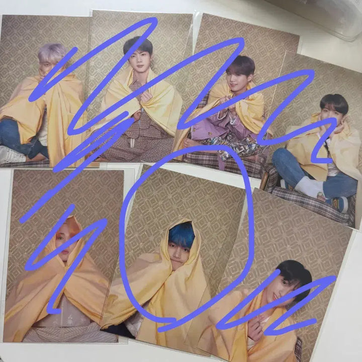[BUNJANG] BTS Persona V Photocard &amp; Postcard Set / 방탄 페르소나 태형 포카 엽서 드볼