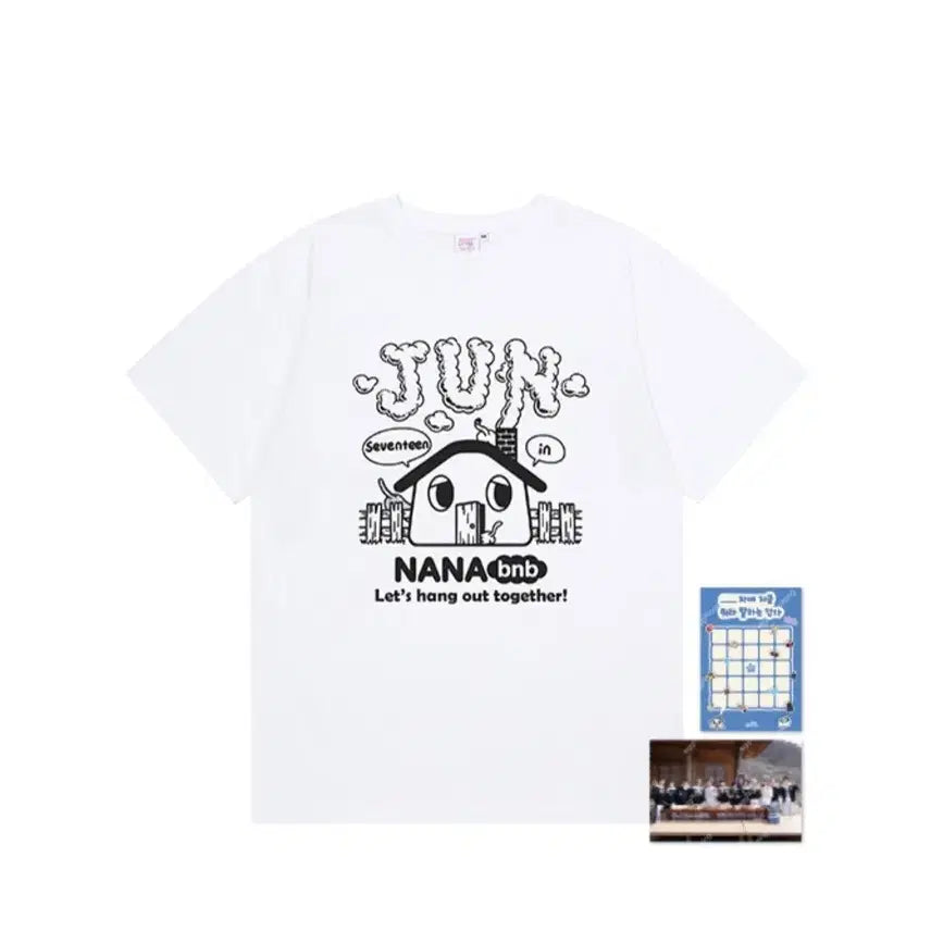 [BUNJANG] SEVENTEEN JUN Nanaminbak T-Shirt L / 세븐틴 준 나나민박 티셔츠 L