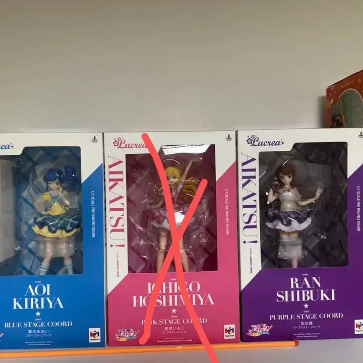 [BUNJANG] Lucrea Aikatsu! Aoi Ichigo Ran Figure (1/7 Scale) / 아이엠스타 Lucrea 아이카츠 피규어 미개봉 (아오이/이치고/란)