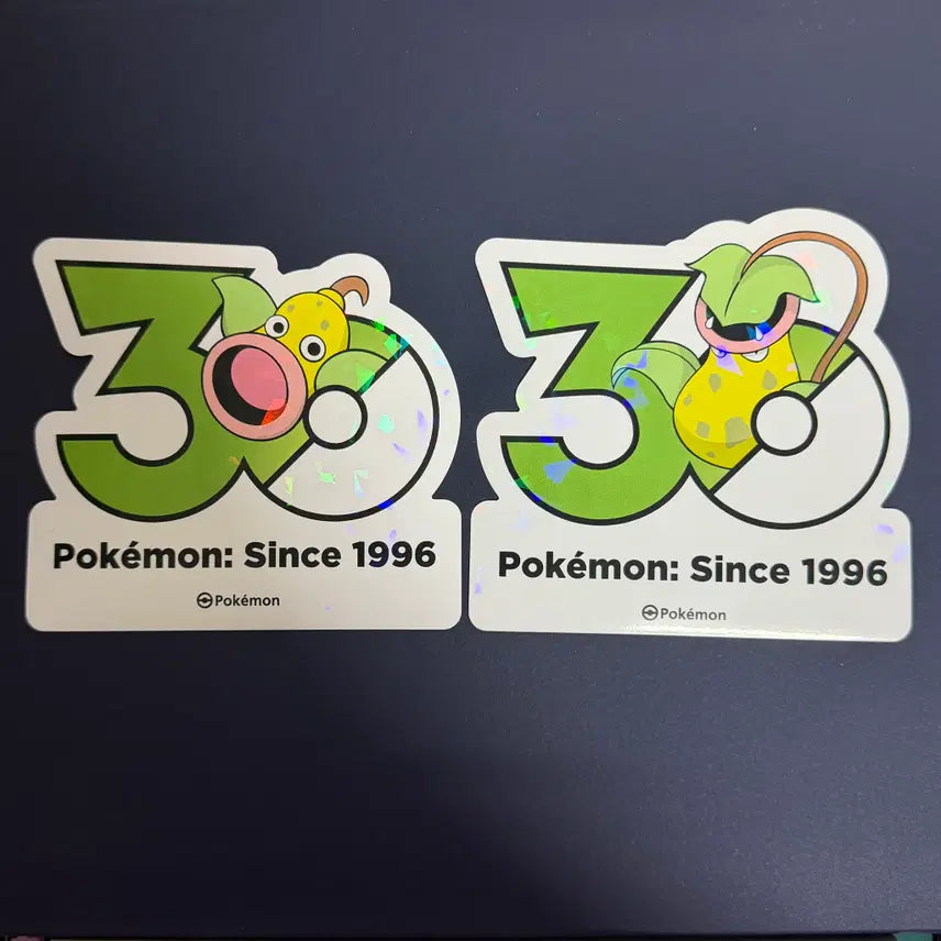 [BUNJANG] Pokemon 30th Anniversary Logo Sticker Bundle Set (Limited Edition) / [한정판] 30주년 로고스티커 - 1세대 &