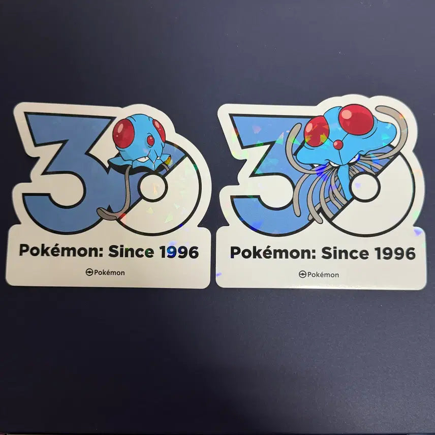 [BUNJANG] Pokemon 30th Anniversary Logo Sticker - 1st Gen &