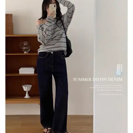 [BUNJANG] Ganaesra Summer Dippin Denim XS / 가내스라 썸머 디핀 데님 xs