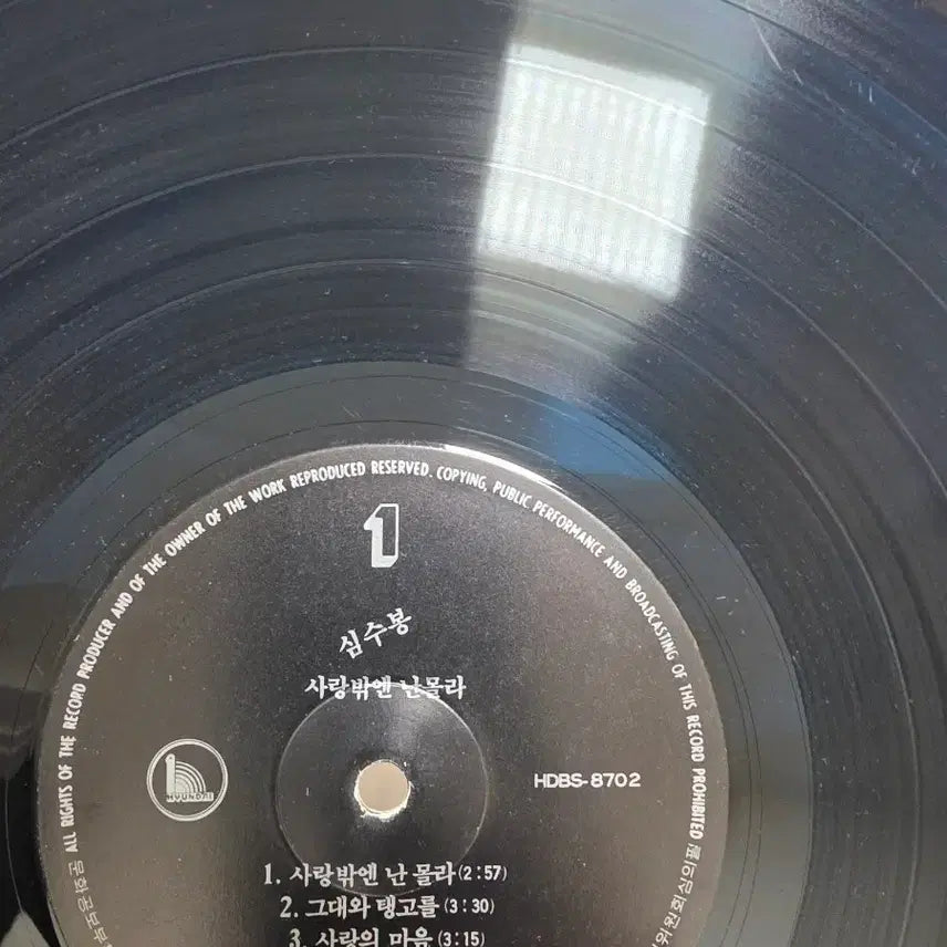 [SOLD OUT] 심수봉 LP 사랑밖엔 난 몰라