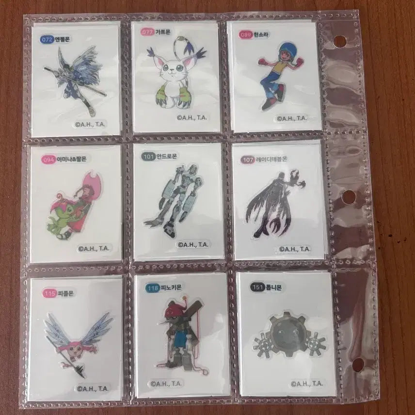 [BUNJANG] Digimon Sticker Collection (26 Types) Bundle Set / 디지몬 띠부씰 26종 일괄 판매합니다.
