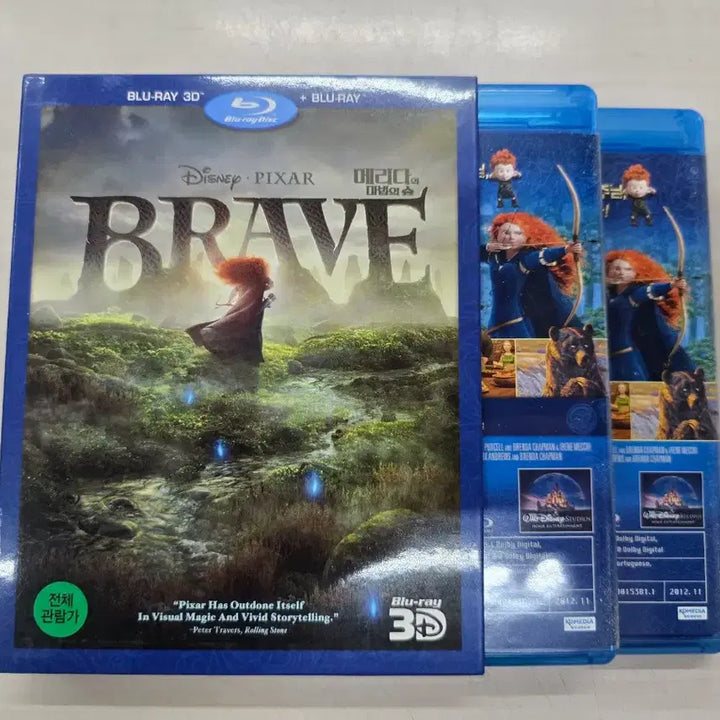 [BUNJANG] Brave (Merida and the Magic Forest) DVD/Blu-ray Combo Pack / [BD](블루레이) 디즈니애니메이션 "메리다와 마법의 숲" 판매합니다.