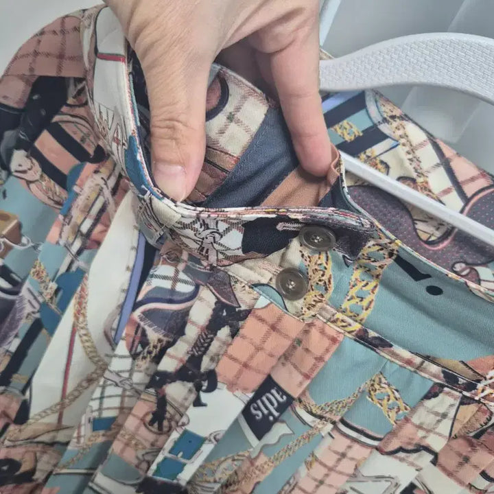 [BUNJANG] System Pattern Pleated Skirt Size 64 / 시스템 패턴 플리츠 스커트 64