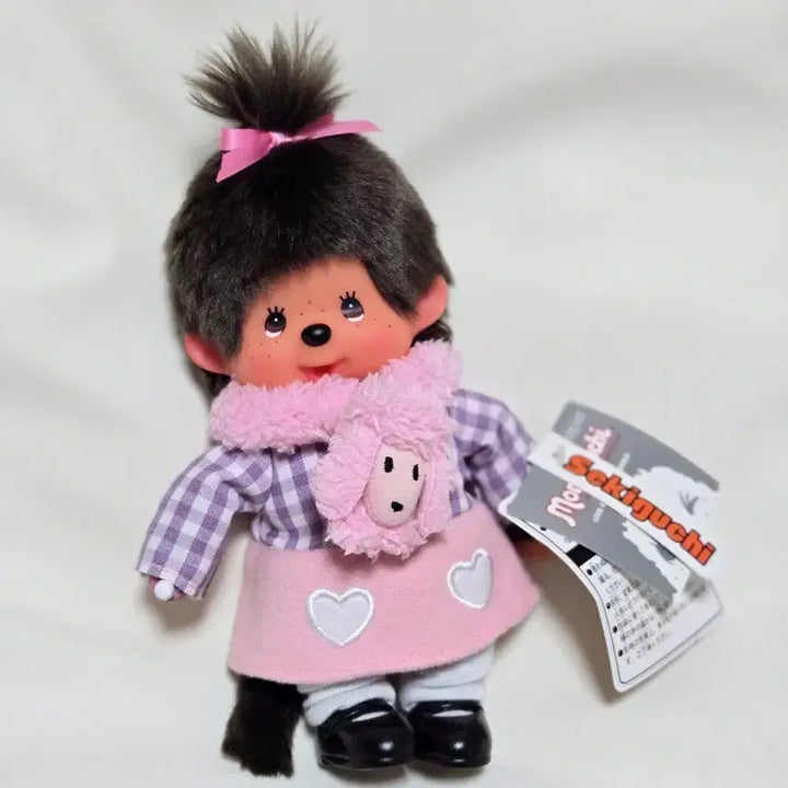 [BUNJANG] Monchhichi Poodle Muffler Girl Doll / 몬치치 도쿄 패션 몬치치 푸들 머플러 걸