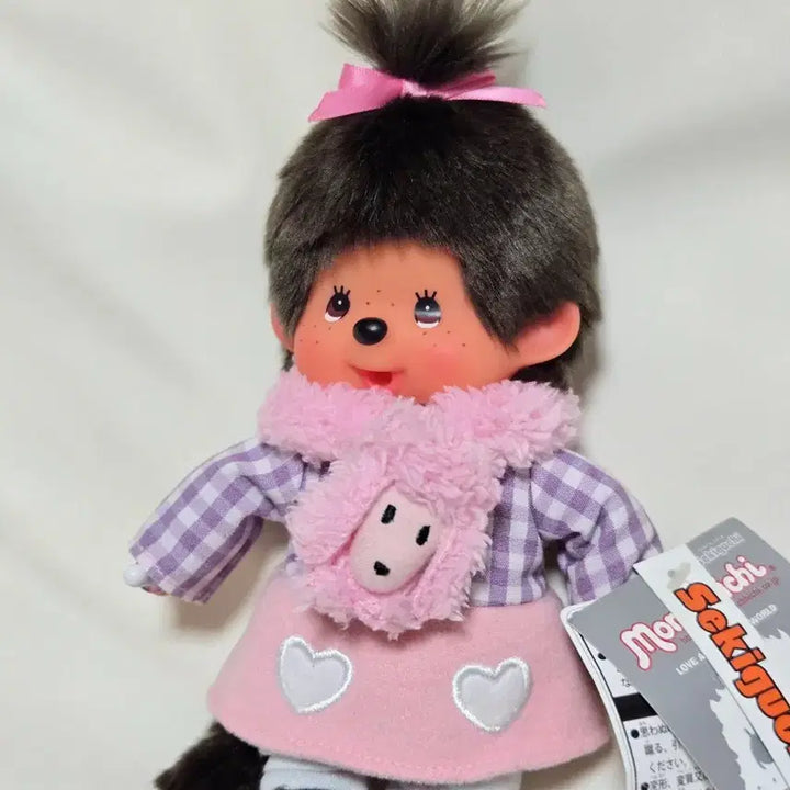 [BUNJANG] Monchhichi Poodle Muffler Girl Doll / 몬치치 도쿄 패션 몬치치 푸들 머플러 걸