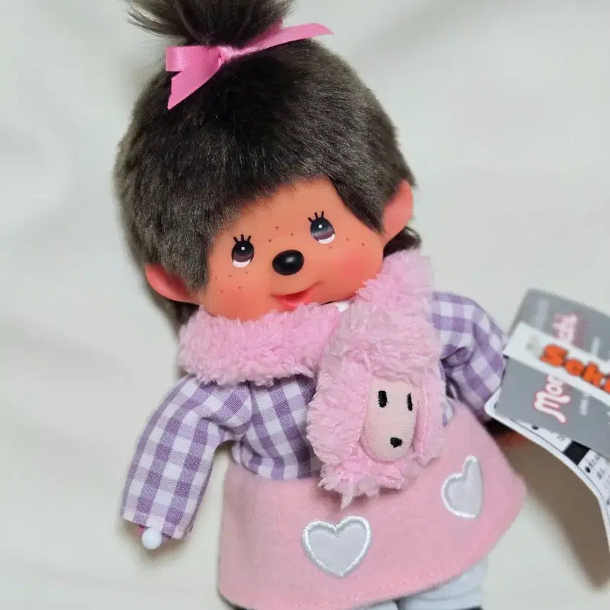 [BUNJANG] Monchhichi Poodle Muffler Girl Doll / 몬치치 도쿄 패션 몬치치 푸들 머플러 걸