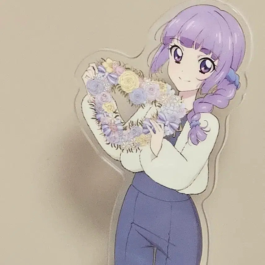 [BUNJANG] Aikatsu! Sumire Hikari Flower Acrylic Standee / 아이카츠 스미레 리라 플라워 아크릴 양도
