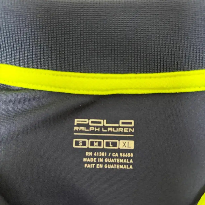 [BUNJANG] Polo Ralph Lauren Navy/Fluorescent Polo Shirt / 폴로 랄프로렌 네이비/형광색 폴로티