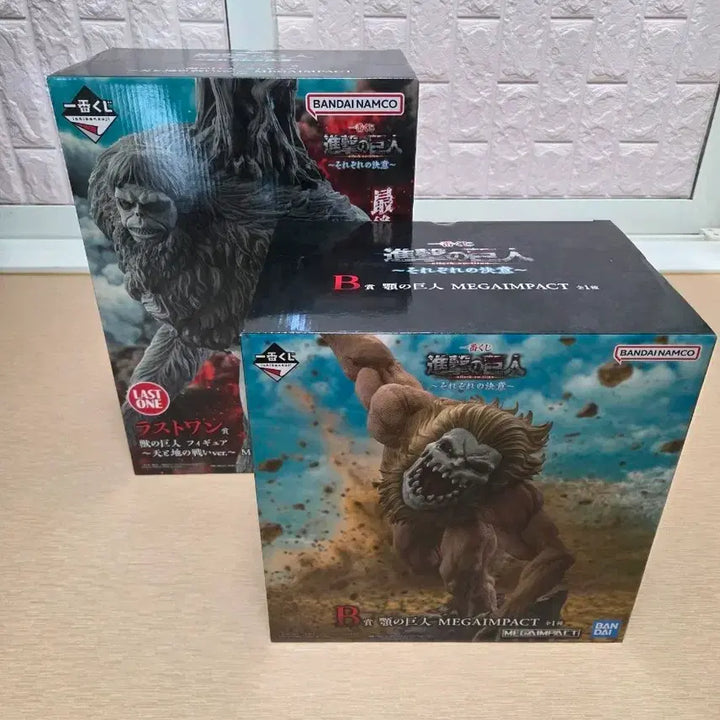 [BUNJANG] Attack on Titan Ichiban Kuji Figure Set B, Last One, and Other Prizes / 제일복권 쿠지 진격의 거인 피규어 B상+라스트원상+하위상