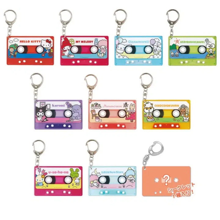 [BUNJANG] Sanrio Cassette Tape Keychain Gacha Secret / 산리오 카세트 테이프 키체인 가챠 시크릿