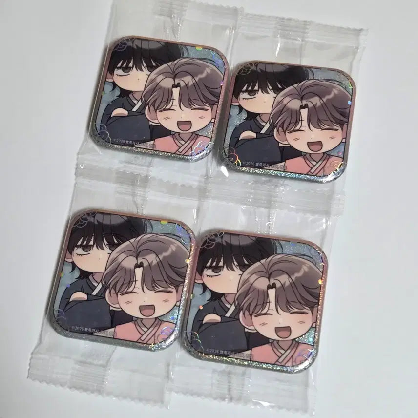 [BUNJANG] Le bom Kwon Tae Joo Resin Collection Square Can Badge / 근하신년 레봄 권태주의보 레진 컬렉션 사각 캔뱃지