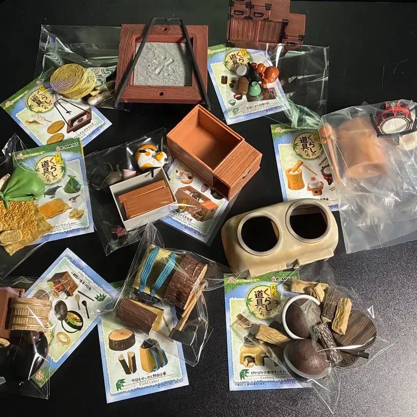 [BUNJANG] Re-Ment Miniature "Tools of Taisho Life" Set / 리멘트 식완 다이쇼 생활의 도구들 전통/단종