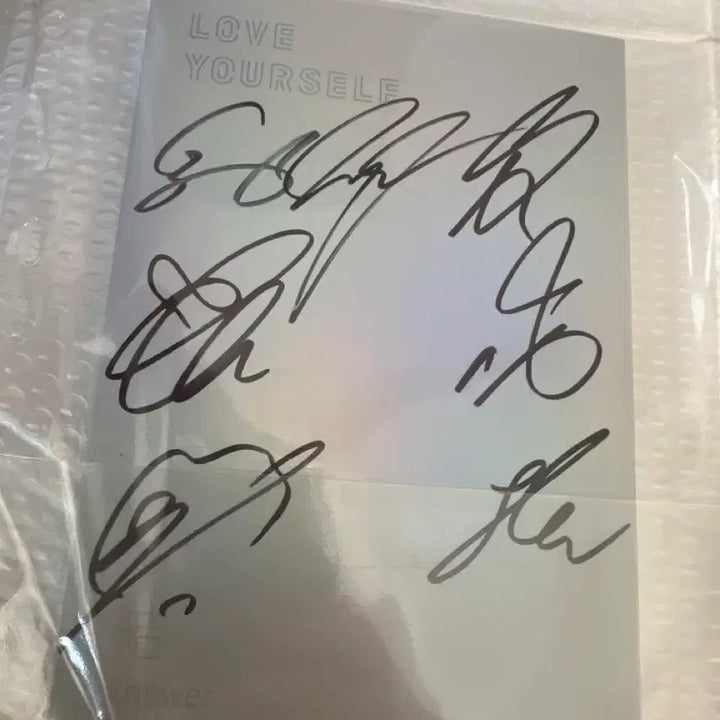 [BUNJANG] BTS Love Yourself: Answer Genuine Autograph / loveyourself answer 친필싸인
