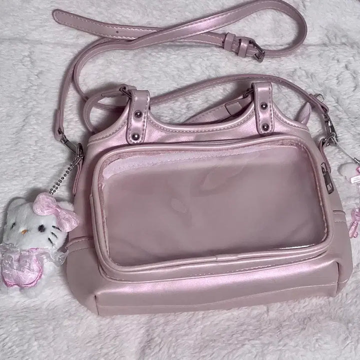 [BUNJANG] SM Entertainment Candy Color Mini Ita Bag Pink / 에스엠라지 캔디 컬러 미니 이타백 핑크