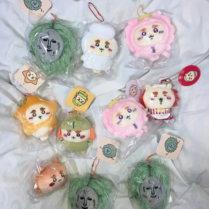 [BUNJANG] Cheekawaii Market Chisa Mascot Plush Bundle (Sealed) / (일괄 미개봉 가격) 치이카와 마켓 시사 마스코트 인형 일괄