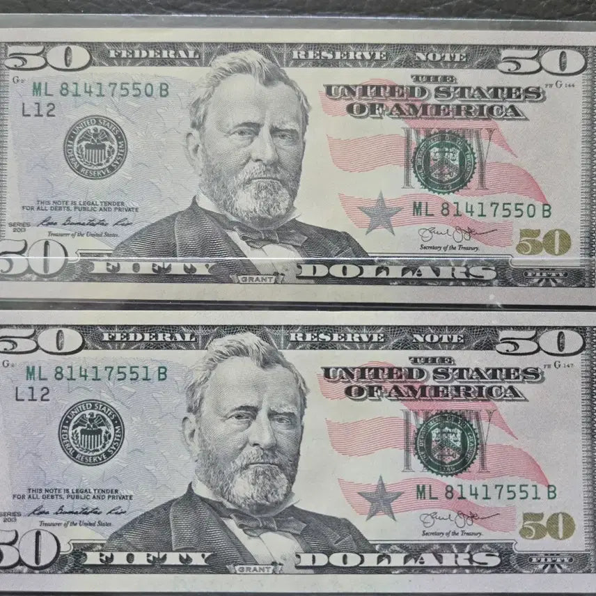 [BUNJANG] US Dollar Banknote Bundle Set - $240 (50, 20, 10, 5) / 미국 달러 세트 240달러(50,20,10,5달러)