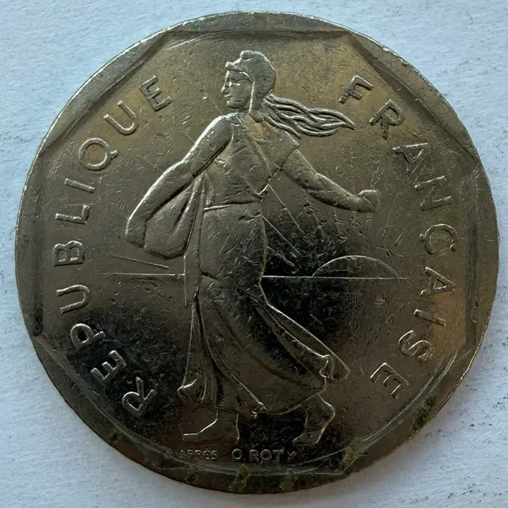 [BUNJANG] 1982 France 2 Franc Coin / 1982년 프랑스 2프랑 동전 S2990