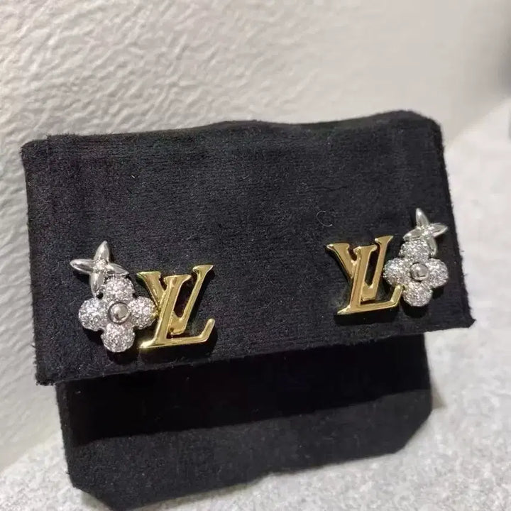 [BUNJANG] Louis Vuitton LV Flower Earrings / 루이비통 LV 플라워 귀걸이