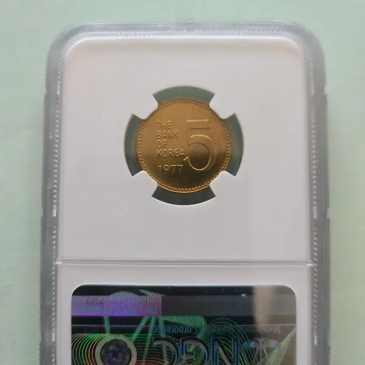 [BUNJANG] 1977 5 Won Coin MS67 Graded / 1977년 5원 MS67등급 주화
