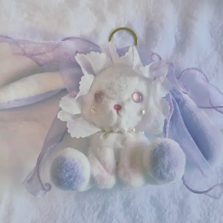[BUNJANG] Ruruvibe Rabbit Plush Keyring / 루루바이브 토끼 인형 키링