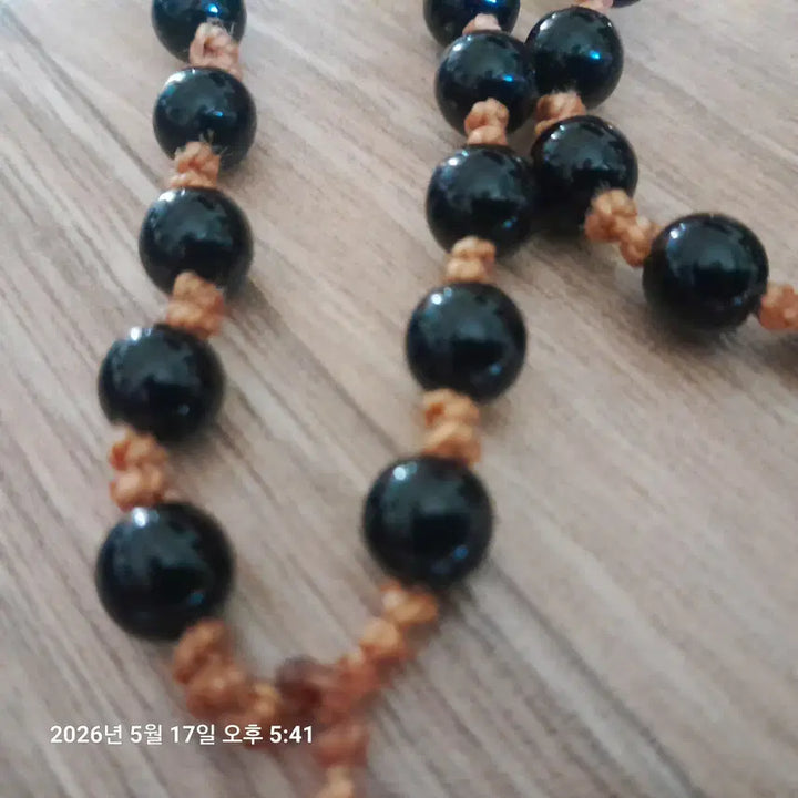 [BUNJANG] Wooden Bead 5-Decade Rosary / 목재비즈매듭5단묵주