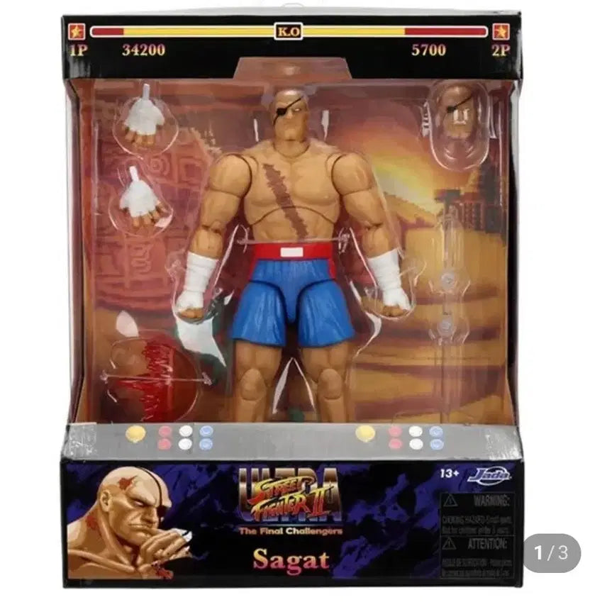 [BUNJANG] Jada Toys SF2 Sagat Model Kit / (택포)자다토이즈 SF2 사가트