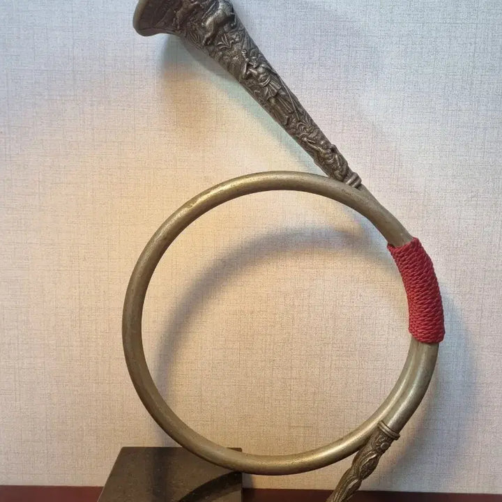 [BUNJANG] European Vintage Hunting Horn Pewter Ornament / 유럽 빈티지 사냥용 주석 호른 (나팔)