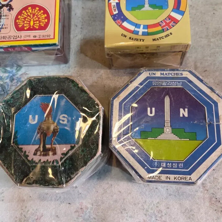 [BUNJANG] Vintage Safety Matches - 6 Boxes / 근대사  / 옛날 통성냥 6점