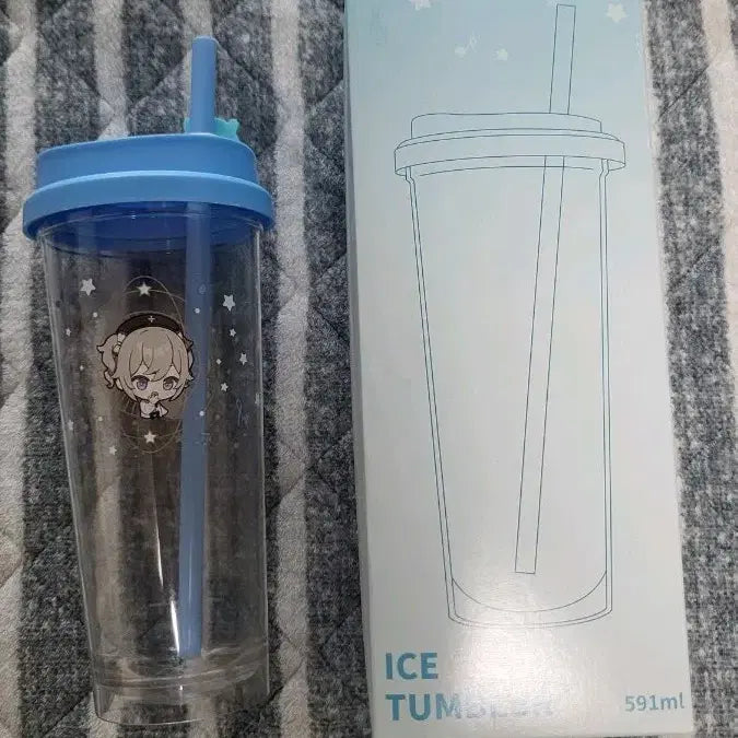 [BUNJANG] Genshin Impact Pizza Alvolo Collaboration Tumbler (Cold Cup) / 원신 피자알볼로 텀블러(콜드컵) 판매