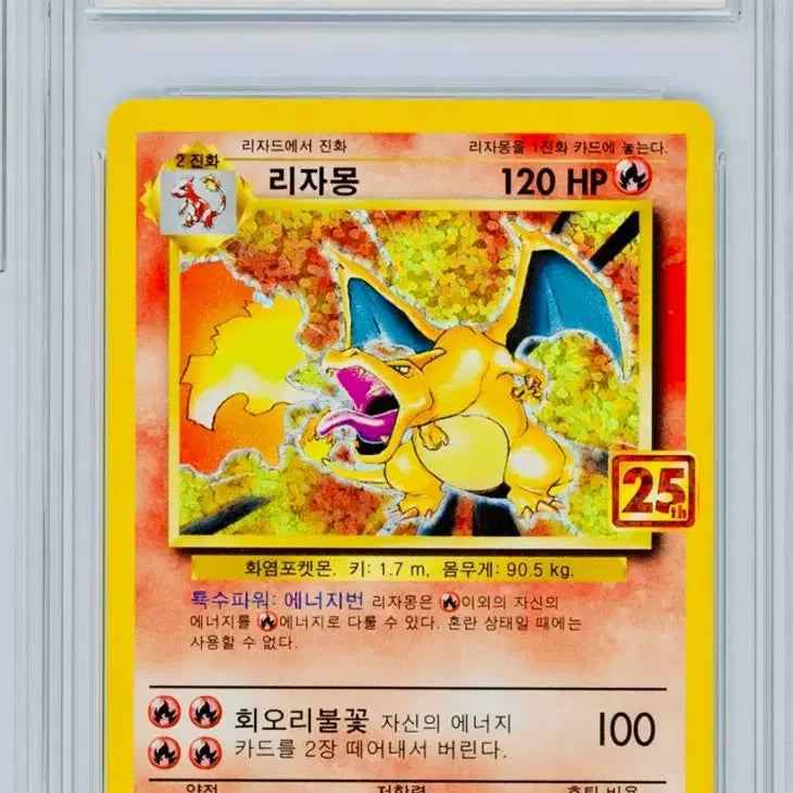 [BUNJANG] 25th Anniversary Charizard Card / 25주년 리자몽 brg 9