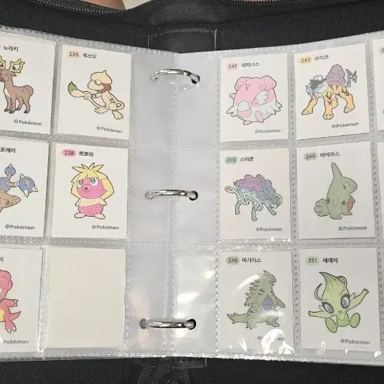 [BUNJANG] Pokemon Sticker Collection (2nd Gen) - Approx. 80 Unique Stickers / 포켓몬 띠부씰 2세대 모음 노중복 약80개