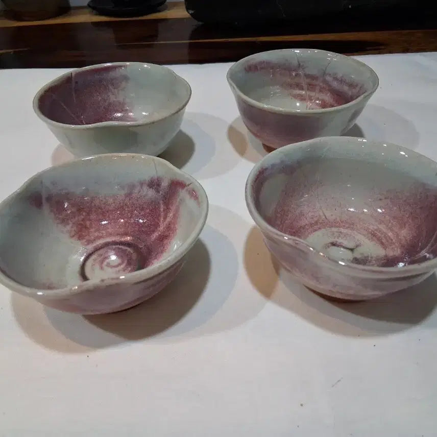 [BUNJANG] Jang Sang Cheol Tongdosa Celadon Tea Cup / Dasik Bowl / 장작가마 통도사가는길 장상철(청암도예)차잔/다식그릇