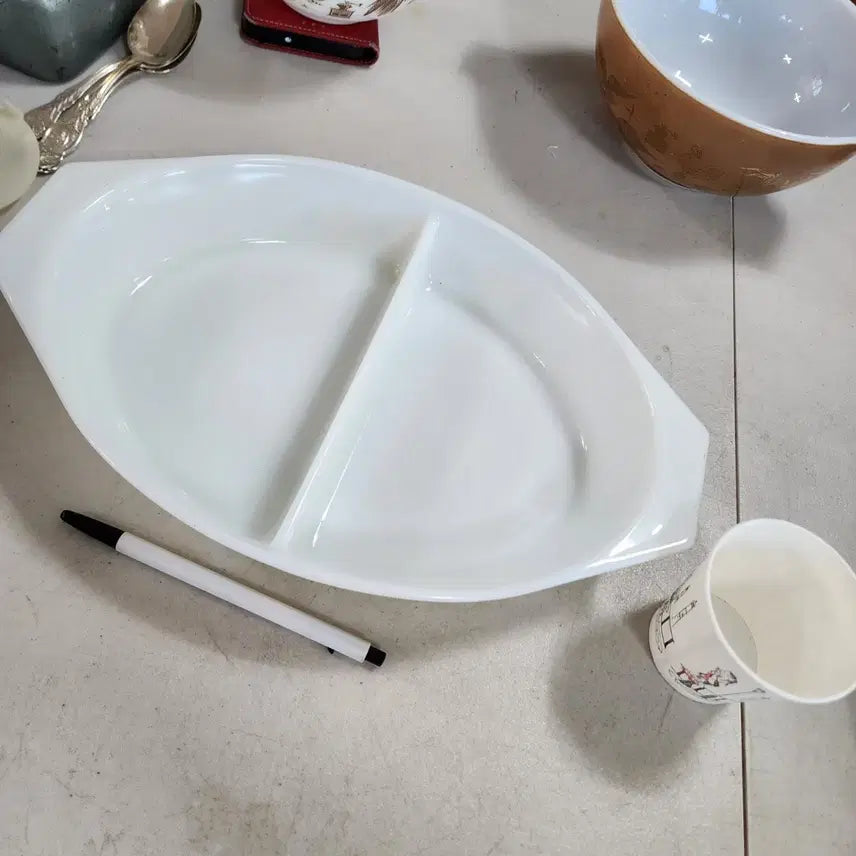 [BUNJANG] Vintage Pyrex Baking Dish 32cm x 21.6cm x 5cm / USA 오래된 상태좋은 파이렉스 크기32cmX21.6cm 높이5cm