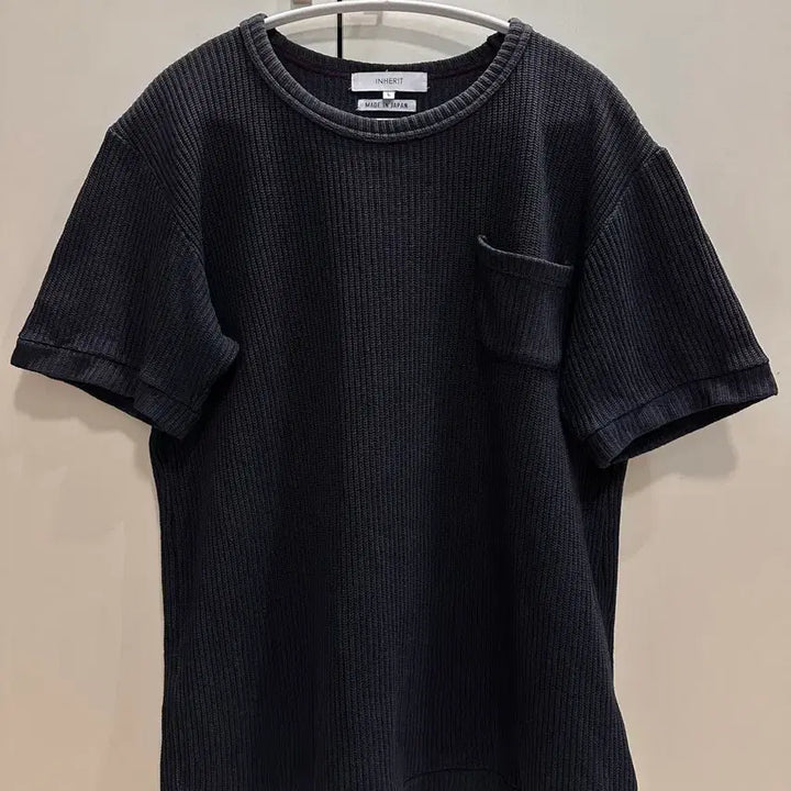 [BUNJANG] Inherit Vintage Short Sleeve T-Shirt Charcoal Navy L / 인헤릿 반팔 일본 빈티지