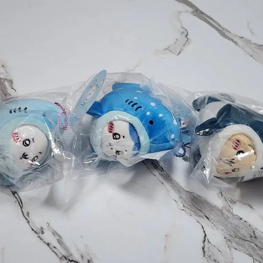 [BUNJANG] Chiikawa Shark Aquarium Mascot Set / [세트]치이카와 상어 수족관 마스코트 치이카와 하치와레 우사기