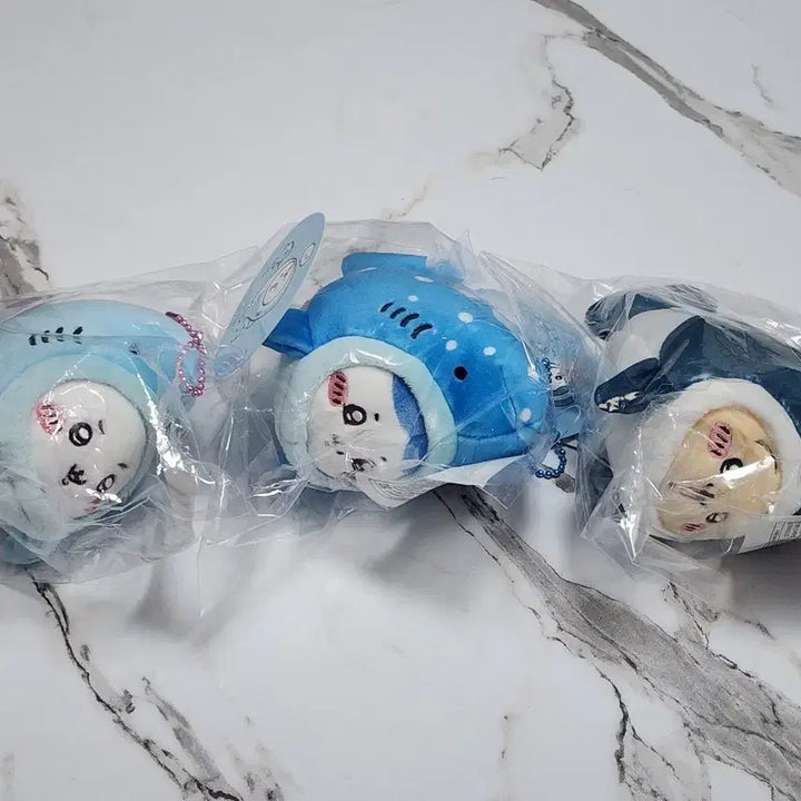 [BUNJANG] Chiikawa Shark Aquarium Mascot Set / [세트]치이카와 상어 수족관 마스코트 치이카와 하치와레 우사기