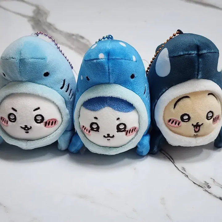 [BUNJANG] Chiikawa Shark Aquarium Mascot Set / [세트]치이카와 상어 수족관 마스코트 치이카와 하치와레 우사기