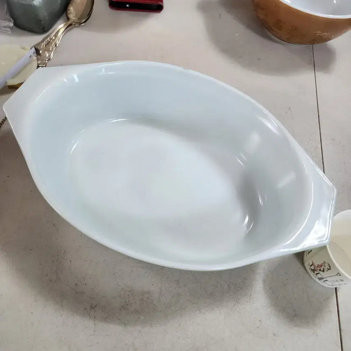 [BUNJANG] Vintage Pyrex Baking Dish 32.3cm x 21.6cm x 8.4cm / USA 오래된 파이렉스 크기32.3cmX21.6cm 높이8.4cm