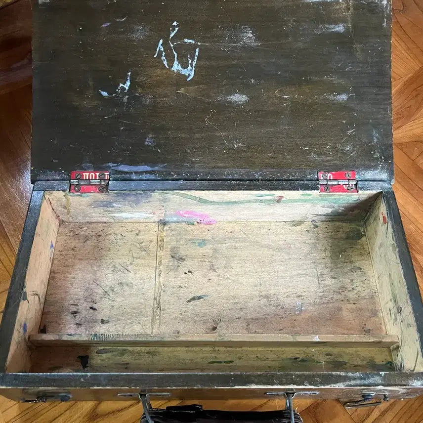 [BUNJANG] 1960s Vintage Wooden Art Box Bag / 60년대 빈티지 화구박스 나무가방