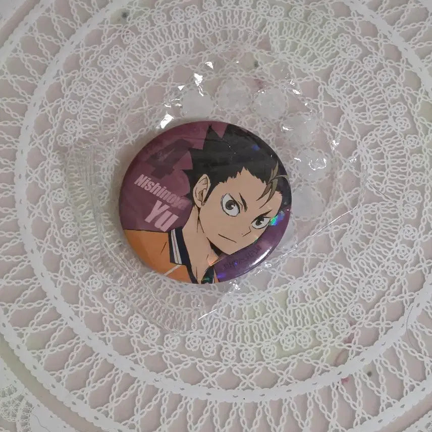 [BUNJANG] Haikyuu!! Nishinoya Yuu Can Badge (Sealed) / 하이큐 니시노야 캔뱃지 미개봉