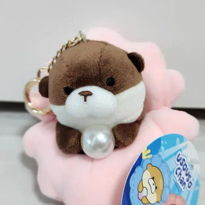 [BUNJANG] Uso Uso Chan Shell Plush Keychain / 조개속 우소우소짱