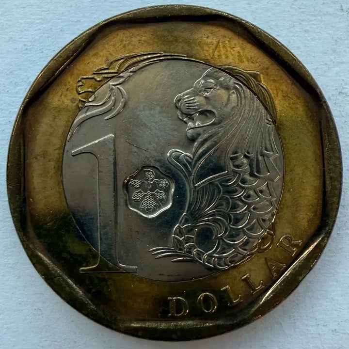 [BUNJANG] 2013 Singapore 1 Dollar Bimetal Coin / 2013년 싱가포르 1달러 바이메탈 동전 S2995