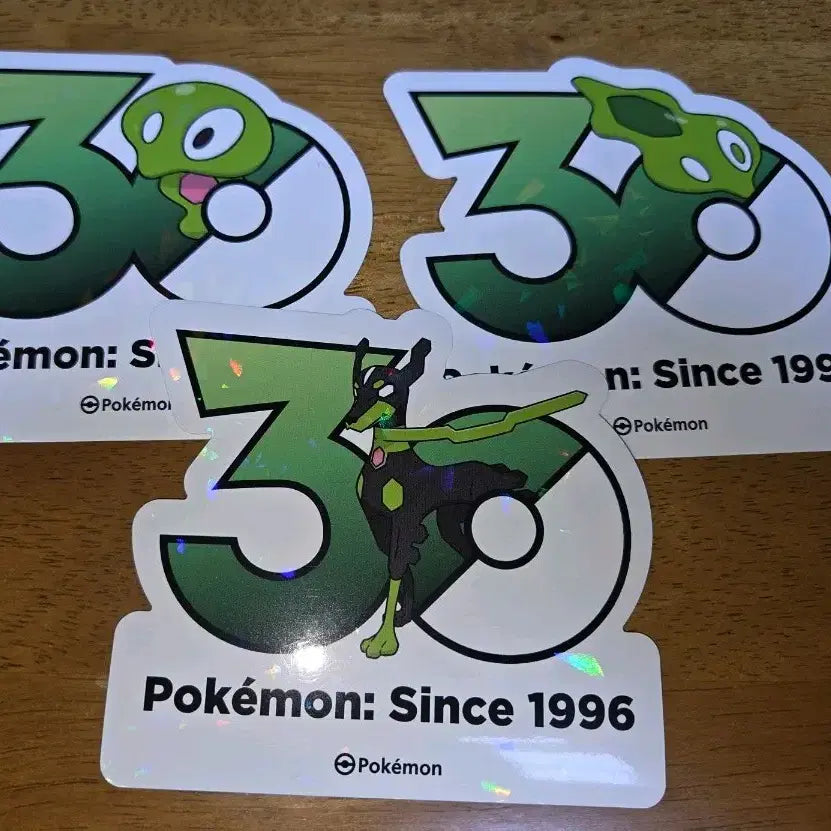 [BUNJANG] Pokemon 30th Anniversary Official Stickers - Zygarde, Core, Cell Set / 포켓몬스터 성수 팝업 30주년 스티커 지가르데 + 코어 + 셀 3종 셋트