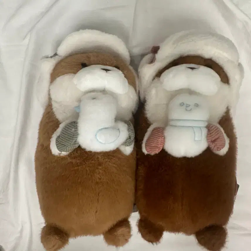 [BUNJANG] Woosoo Woosoo Medium Plush Set / 꽁꽁 우소우소 세트